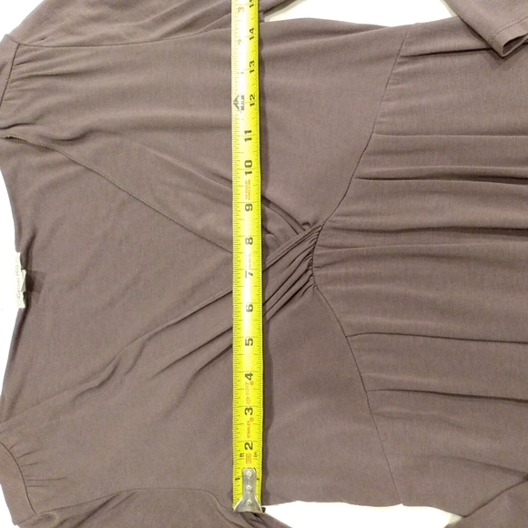 Matilda Jane S Garnet Hill Women XS Outfit London Ruffle Legging Dress Grey - Picture 4 of 15